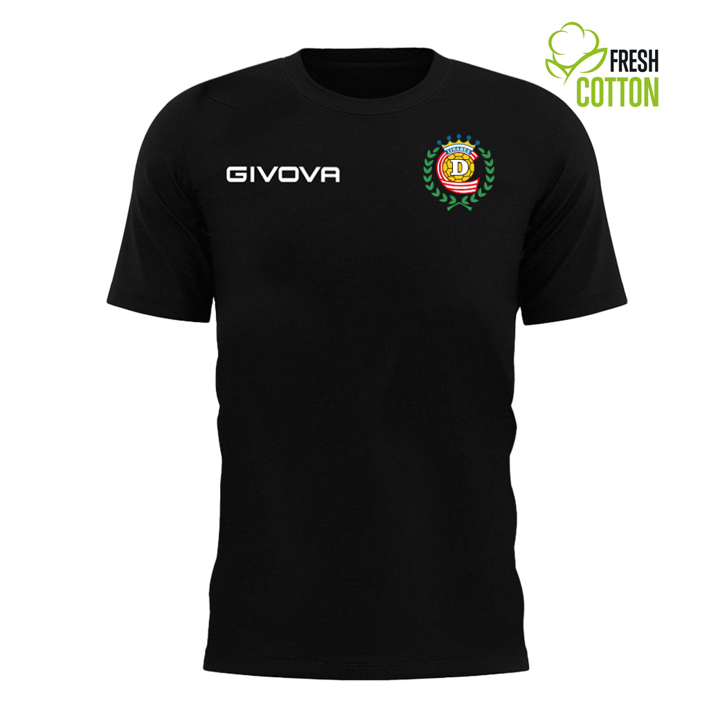 Polera Algodón Fresh Negro Deportes Linares